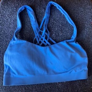 Lululemon FlexyFlex strappy light support sports bra, small